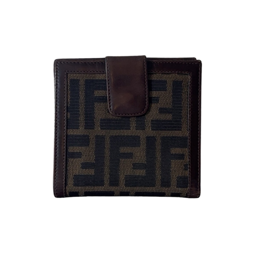 Fendi Brown and Black Wallet